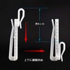 Curtain Hooks, Adjuster Hooks, 2.8 inches (70 mm), POM Resin,