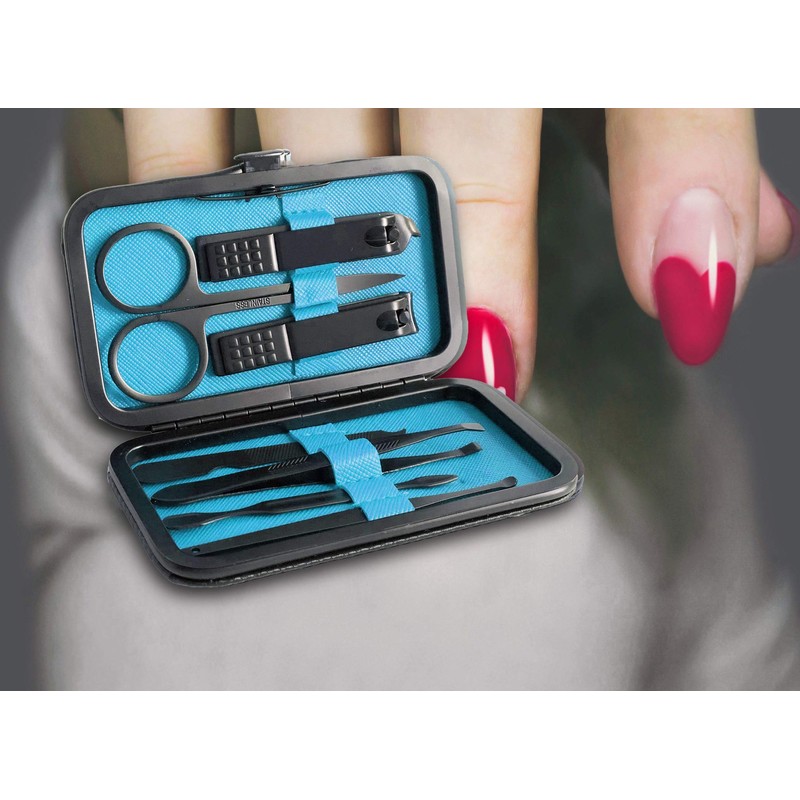 BLACKROX Nail Case Manicure Pedicure Set Comparison Winner Set for