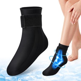 Ankle Cooling Socks Feet, Cold Therapy Socks, Cooling Cuff Foot, Cooling Pads for Ankle, Feet Cooling Pads for Sprained Ankle, Sports Injury, Achilles Tendonitis