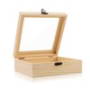 Wooden Box,Extral Large Unfinished Pine Wood Boxes Wooden Storage Box,Rectangle