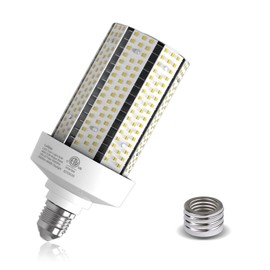 Led Corn Light Bulb-1 Pack 400W Equivalent Energy Saving, 4000K 5000lm Bright led Light Bulbs, 40W E27 Base(with E40 convertor) for Warehouse, Factory, Illuminating Large Areas, Parking Lots