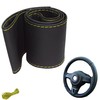Steering Wheel Cover 4-Piece Car Steering Wheel Cover for Lacing