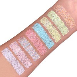 Pastel Glitter Shakers by Moon Glitter - Lilac - Cosmetic Festival Makeup Glitter for Face, Body, Nails, Hair, Lips - 5g