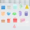 Milageto 3D Shapes Geometric Solids,3D Shapes Geometric,Montessori Learning Toys,Geometric Shapes