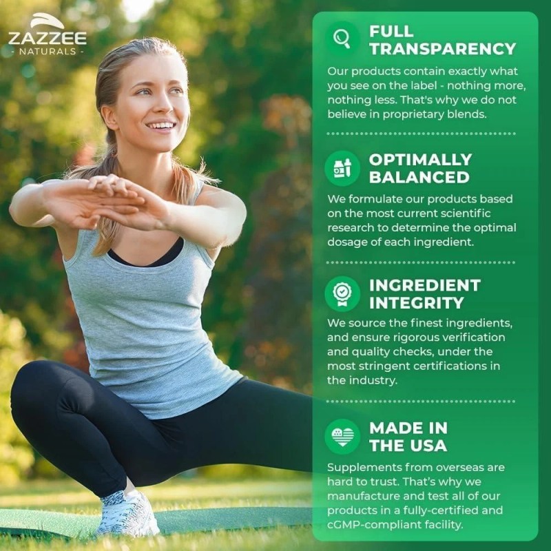 Zazzee D-Mannose, 1000 mg per Serving, 120 Vegan Capsules, 2