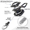 LIUGX 2 Pack Retractable Keychain for Airtag Holder, Belt Clip