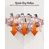 Orimade Corner Shower Caddy with 2 Hooks Wall Mounted Metal