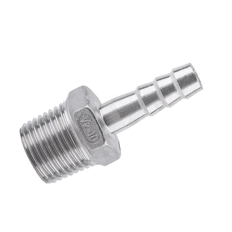 Hose Fitting Stainless Steel SS304 Male Thread Hose Nozzle 55°