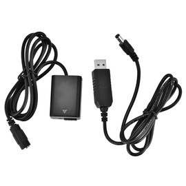 NP-FW50 USB Dummy Battery Adapter Full Decode with Cable for Sony A6300 A5000 NEX-5N