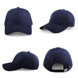KELOYI Baseball Cap Men Women Cap Adjustable Cotton Outdoor Running Leisure Baseball Cap, 2-blue
