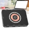 USB C Hub Magnetic Wireless Charging Storage Card Slot Aluminium
