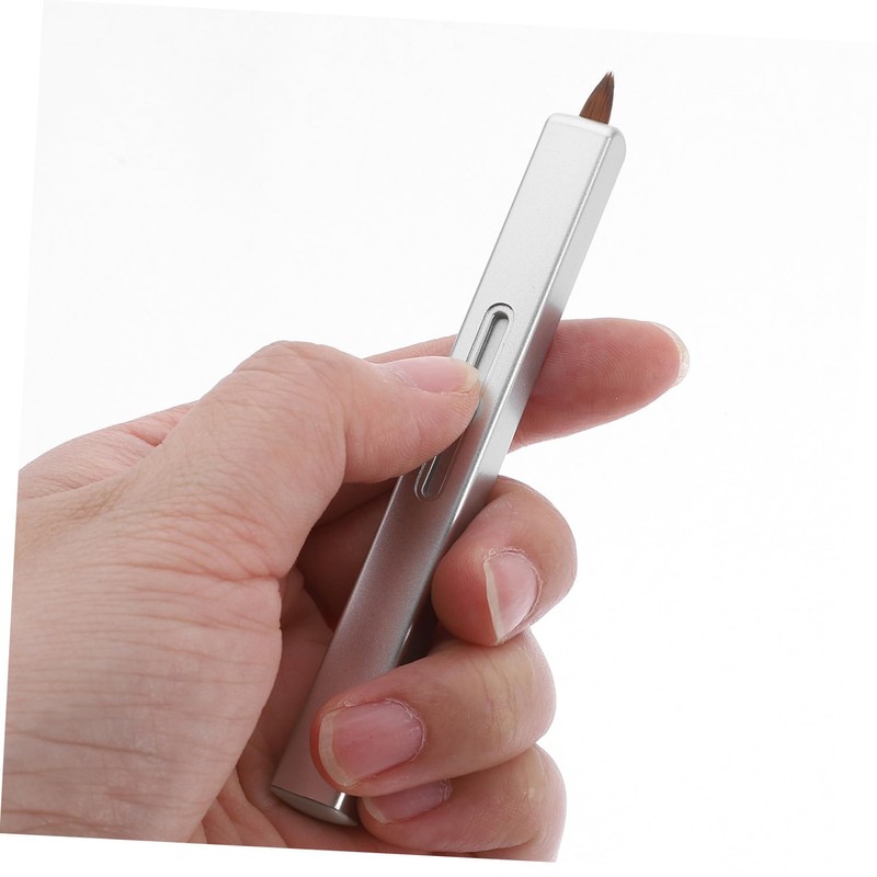 NOLITOY 2 Pack Retractable Lip Brush Precision Lipstick Applicator for