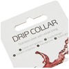 BarCraft KCBCCOLLARCD Wine Drip Ring, Velvet Lined, Stainless Steel, 4