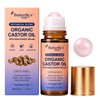 Organic Castor Oil Rose Quartz Roller Ball,Castor Oil Rose Quartz