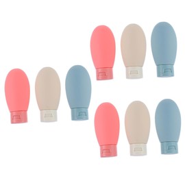 FOMIYES 9 Pcs Travel-size Toiletry Bottles Set Refillable Travel Bottle Set for Toiletries for Cosmetics Sub Bottling Shower Gels Sub Bottling