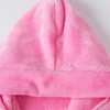 NautySaurs Girls Plain Hooded Flannel Fleece Bathrobe Bathrobe for Boys,