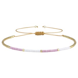 KELITCH Bohemian Women's Bracelets Colourful Miyuki Beads Friendship Bracelets Adjustable Bracelets, Miyuki, No-Gem-Tye