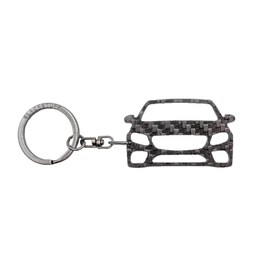 BlackStuff Carbon Fibre Keyring Compatible with E Class W213 2016 BS-198, black