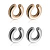 Silver Hoop Earrings Small Women's Silver Earrings Chunky Small Gold