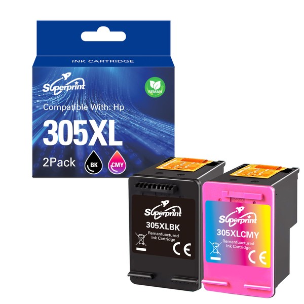 Superprint 912 XL Cartridges (With Chip) Multipack Compatible with HP