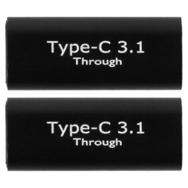 Tiardey 2-Pack USB C 3.1 Female OTG Type-C Female to Female Adapter USB-C 3.1 Expansion Port 10Gbps Charging and Sync