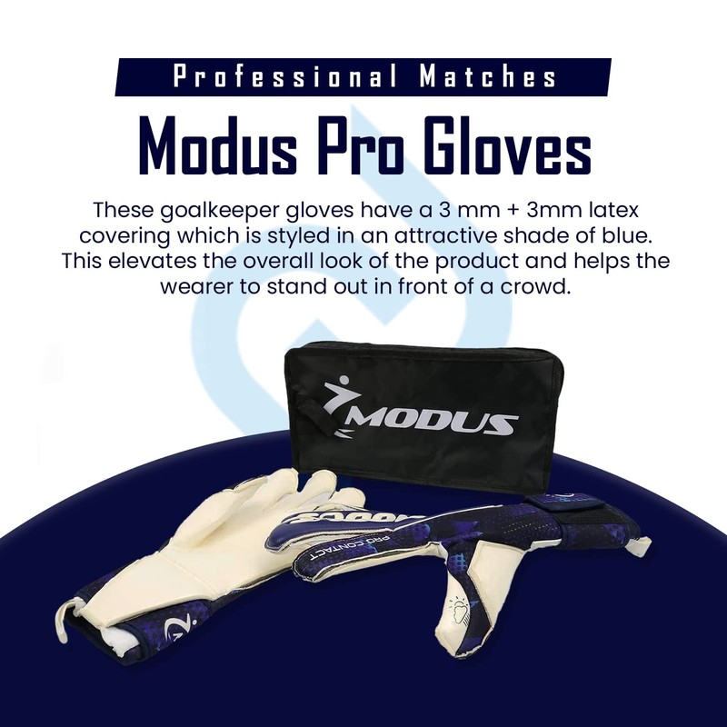MODUS Pro Contact Goalkeeper Gloves | Goalie Goalkeeper Glove |