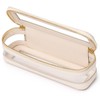 Pinkmik - Bolsa de maquillaje transparente para maquillaje, bolsa de