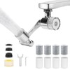 BREADEEP 1080º Sink Water Filter Faucet, Splash-proof Sink Faucet Extender