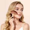 docolor Brocha Abanico Profesional para Rostro y Cuerpo, Multiusos para
