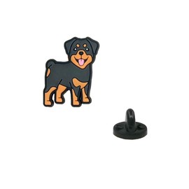 Rottweiler Rottie Apparel Pin Badge Pin Lapel Pin Unisex Yazzle Dazzle Original Artwork Puppy Dog Maltese German Shepherd Saint Bernard Doberman Rottweiler Dane Woof Bark Doggy Set of 2
