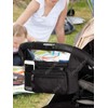 MomMed Universal Stroller Organizer, diaper bag with Insulated Cup Holder,