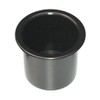 Plastic Small 2 7/8 inch Black Drop in Beverage Drink