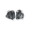 Starborn Stud Earrings 925 Sterling Silver Raw Gemstone, Sterling Silver,