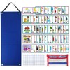 Kids Visual Schedule Calendar Chart 2 in 1 Autism Daily