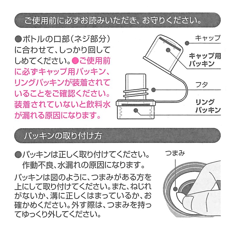 Skater Peanuts PBSD5 Children's Water Bottle, Direct Drinking, 16.2 fl