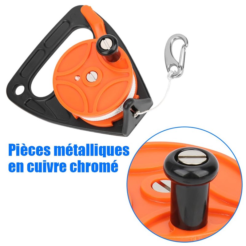 Lwuey Scuba Dive Reel, 150ft Dives Reel with Thumb Stopper