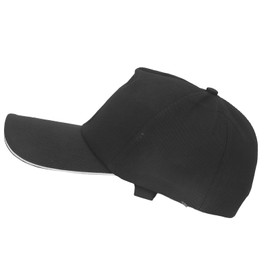 Textured Anti Radiation Hat, EMF Protective Cap, Lightweight Adjustable Baseball Cap, Work Hat, Black