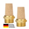 Pneumatic Silencer Made of Sintered Bronze 1/2 Inch Set of