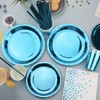Blue Party Birthday Supplies Tableware Set - Include Plates, Cups,