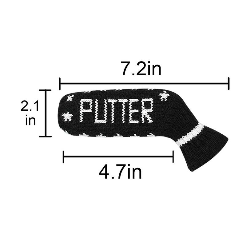 Scott Edward Golf Blade Putter Cover 1 Piece Double Layer
