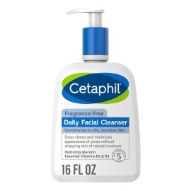 Cetaphil Face Wash Limpiador Facial Diario Piel Sensible
