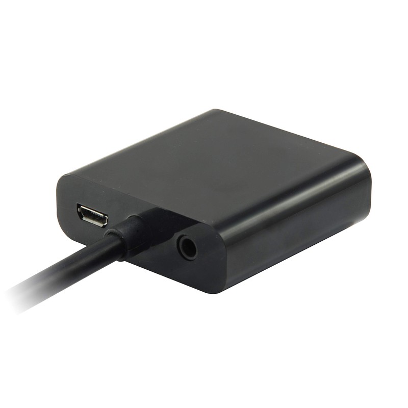 E-Quip equip 11903607 HDMI VGA Black Cable Adapter Adaptor For