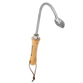 Berry&Bird Weed Puller, Crack Weeder Cultivator Garden Hand Tool, Durable Curved Head Hook & Wooden Handle, Garden Digging, Edging, Planting Remover for Patio Lawn Yard Moss Terrace Paving