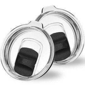 Tumbler Lids for Yeti, 2 Pack 30 oz Replacement Covers with Magnetic Slider for Rambler 30/32 oz Tumbler 14 oz Mug and 35 oz Straw Mug