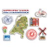 A5 Sticker Sheet - Netherlands Vinyl Stickers - Dutch Holland