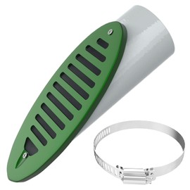 4 Inch Angled Drain Grating Yard Drain,Angled Yard Drain Emitter,Yard Angled Drainage Pipe for Sump Pump Discharge Gutter Downspout Extensions,Reduce Stagnant Water, Compatible with 4 Inch Connections