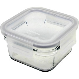 GlassLock GL0102 Super Tempered Heat Resistant Glass Ovenware, Medium Square Glass Lock