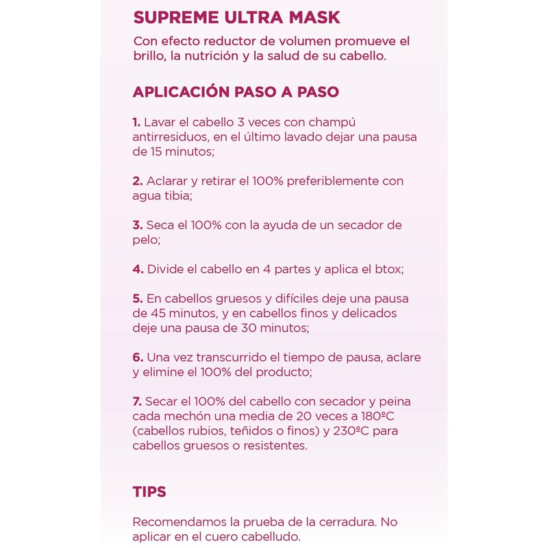 Let Me Be - BTX Supremeliss Ultra Mask, Reconstructing and