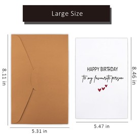 Couple Birthday Cards for Boyfriend Anniversary Birthday Gifts from Girlfriend I Love You Cards for Husband Gifts from Wife Long Distance Gifts for Him Her Engagement Gifts for Couples 2025