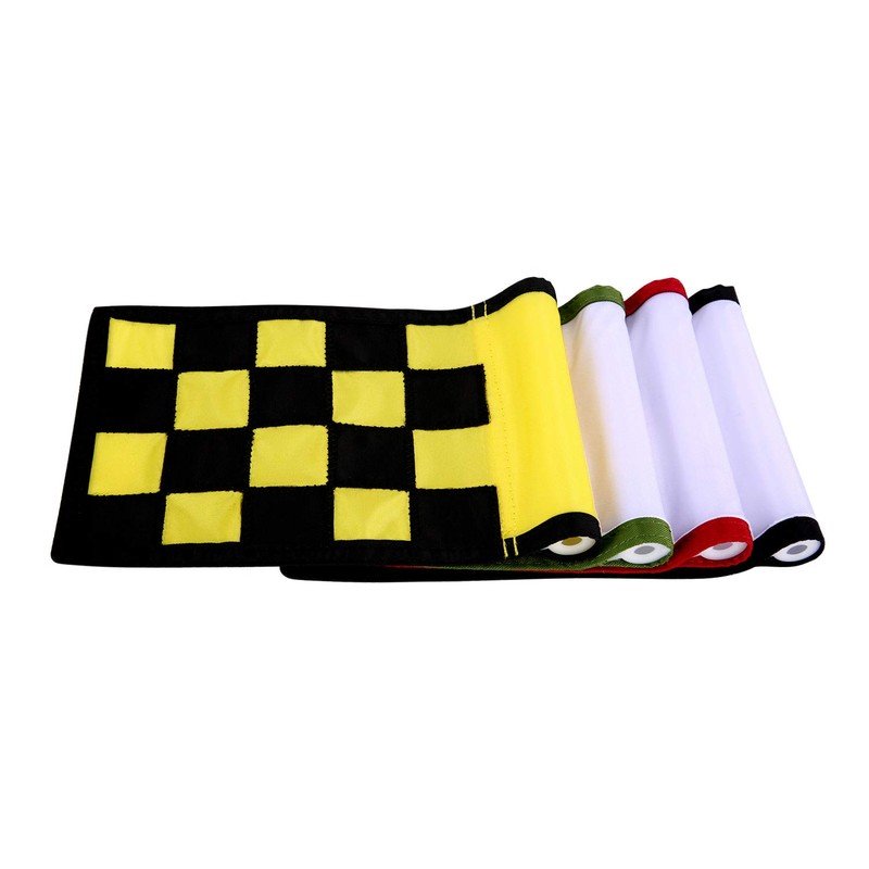 Golf Flag,Konday Checkered Training Putting Green Flags, Golf Target Flags